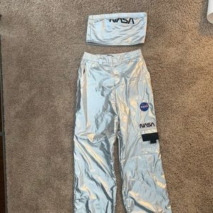 NASA metallic Suit from Forever 21